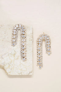 Crystal Arch Sparkle Earrings