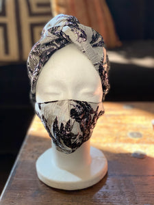 Cicely Turban & Mask Set