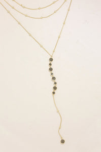 Dreamer Necklace (in Clear & Black)