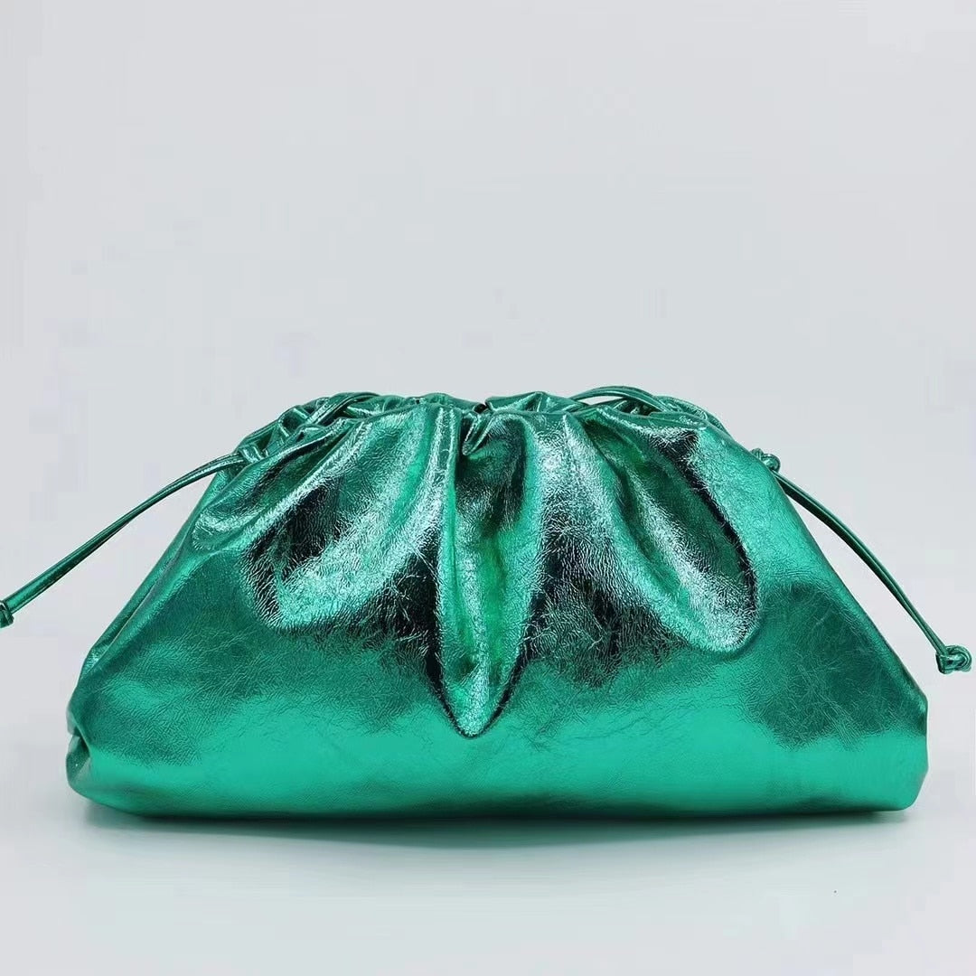 Metallic Leather Pouch – Sheree Elizabeth