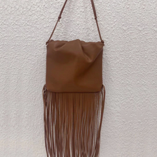 Leather X-Long Fringe Bag (more colors)