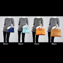 Genuine Leather Classic H Tote (4 sizes, 24 color options)