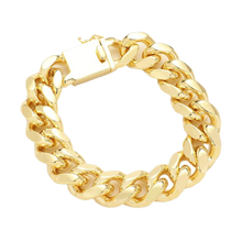 Gold Plated Heavy Link Chain Bracelet
