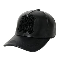 Leather "M" Cap