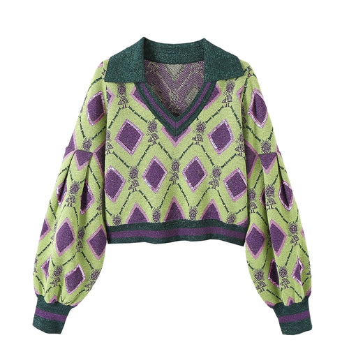 Argyle Vintage Sweater