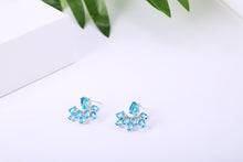 Baby Blue Floating Ear Studs
