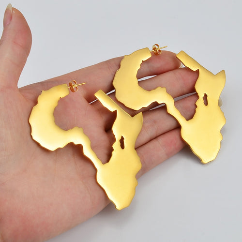 Africa Earrings (Gold, Rose, Silver)