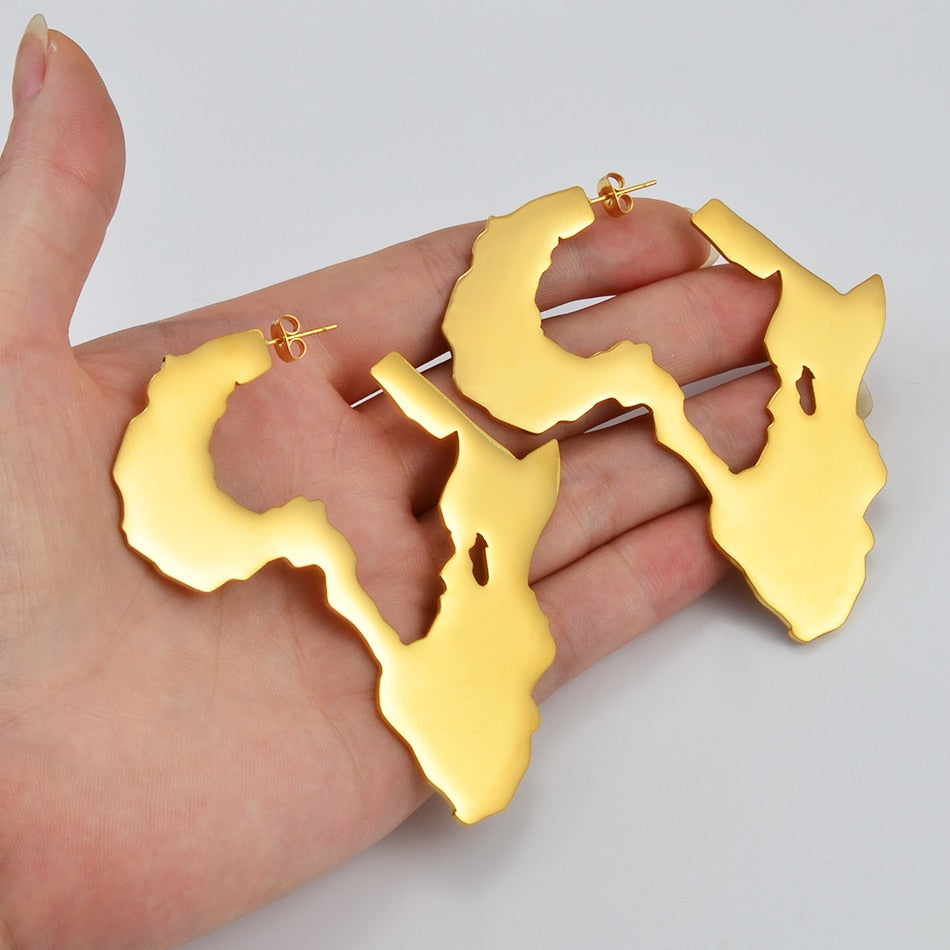 Africa Earrings (Gold, Rose, Silver)