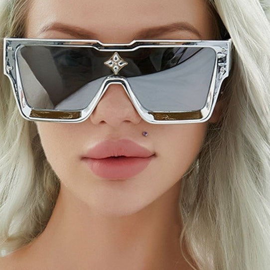 Oversized Drake Shades (More Colors Available) Silver Silver