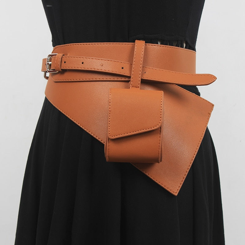 Vegan Leather Pouch Belt (3 colors available) – Sheree Elizabeth display picture 3