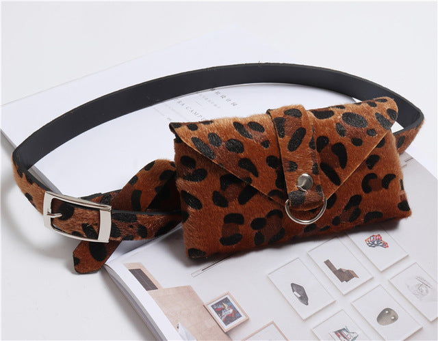Leopard Waist Belt Bag